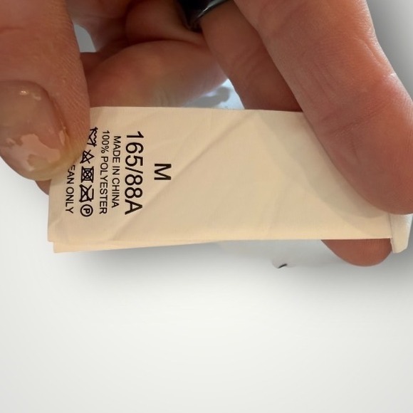 Kate Spade New York Womens White Blue Floral Tie Neck Ruffle Blouse Top Size M - Picture 5 of 6